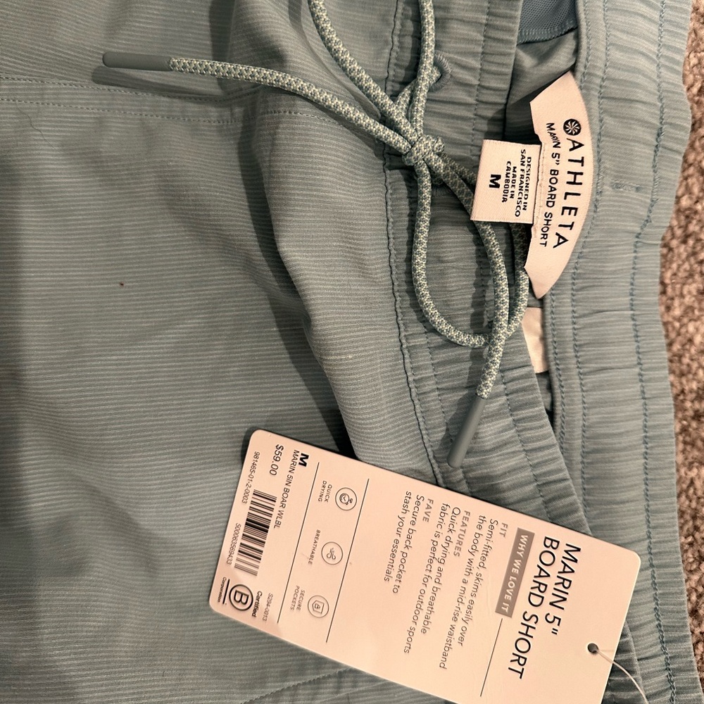 NWT Athleta Marin board shorts